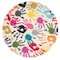 Nuloom Pinkie Handprint Kids Area Rug 5ft ECCR15A-R505 - alternate 3